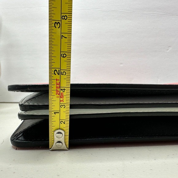 Les Petits Joueurs Corallo Micro Pixie Mini Handbag Red Coral 3 Pockets Italy - Picture 14 of 16